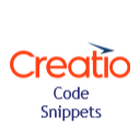 Creatio 8.X Code Snippets